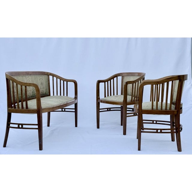 Vienna Secession Armchairs by Josef Maria Olbrich, Austria, 1900s, Set of 2 For Sale - Image 10 of 11