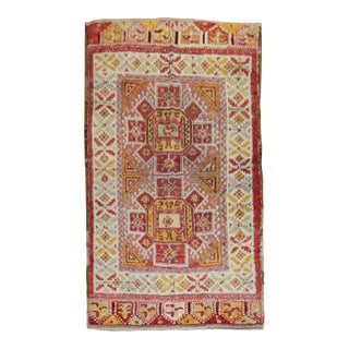 Antique Zabihi Collection Turkish Konya Rug - 4'5" x 7'10" For Sale