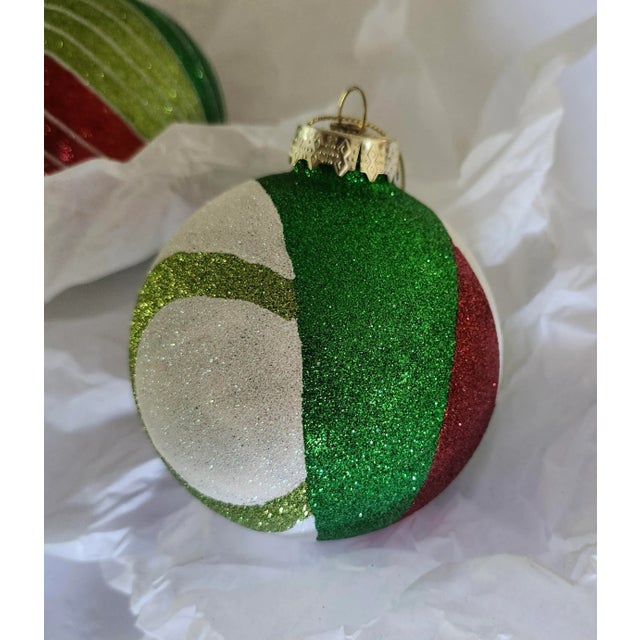 Vera Neumann Vintage Vera Neumann/Metropolitan Museum of Art Christmas Ornaments-Set of 5 For Sale - Image 4 of 10