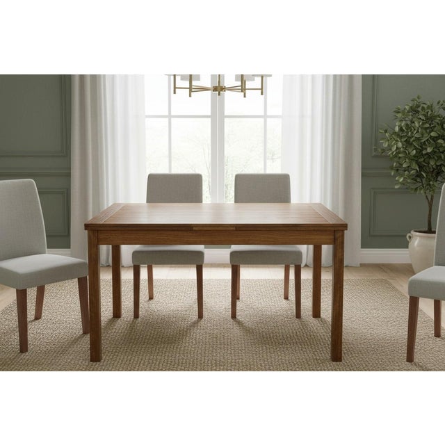 1960s Scandinavian Mid-Century Modern Teak Dining Table With Hidden Extension Leaves For Sale - Image 10 of 10