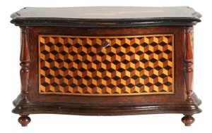 Art Nouveau Box with Marquetry, 1906