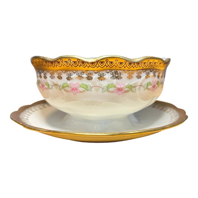 Antique Mz Austria Porcelain Sauce Bowl For Sale