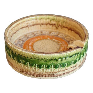 Mid-Century Modern Italian Sahara Ceramic Ashtray by Aldo Londi for Bitossi, 1960s For Sale