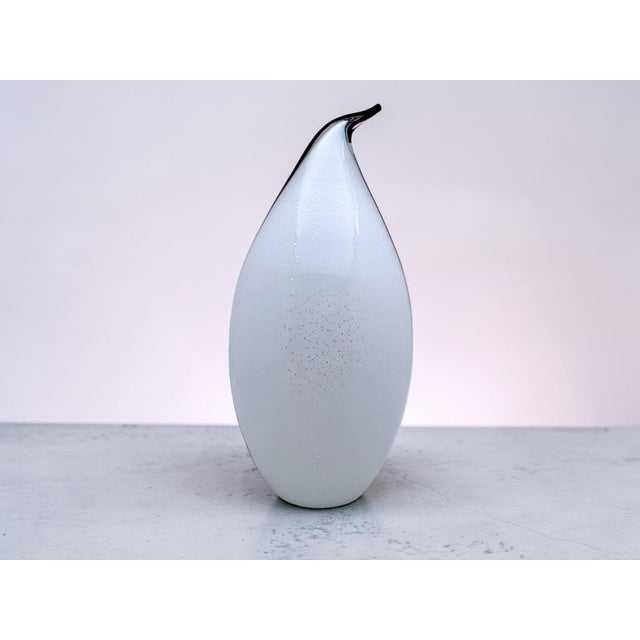 Penguin-Shaped Murano Glass Table Lamp from Manifattura Di Murano, 1980s For Sale - Image 10 of 10