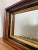 Vintage Wood Framed Mirror With Gilt Wood and Hand Painted Accents. For Sale - Image 4 of 7