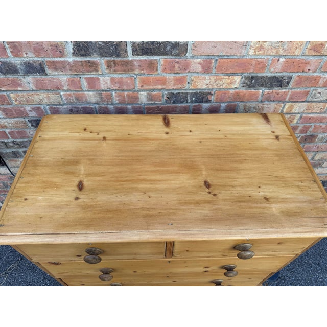 Cabin 19th Century Pine Chest of Drawers For Sale - Image 3 of 7