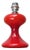 Mid-Century Modern Red Version ML1 Glass Table Lamp by Ingo Maurer for M-Design, Germany, 1960s For Sale