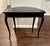 Black Mid 20th Century Imperial Demi-Lune Console Table For Sale - Image 8 of 11