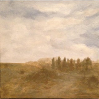"In the Fields I" Landscape Painting For Sale