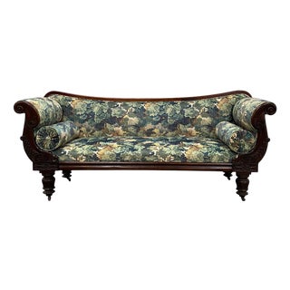 English William IV Carved Sofa, 19th Century For Sale