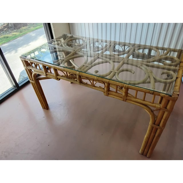 This vintage charm can be used as a dining table, library table to house all your design books, or a writing desk. I love...