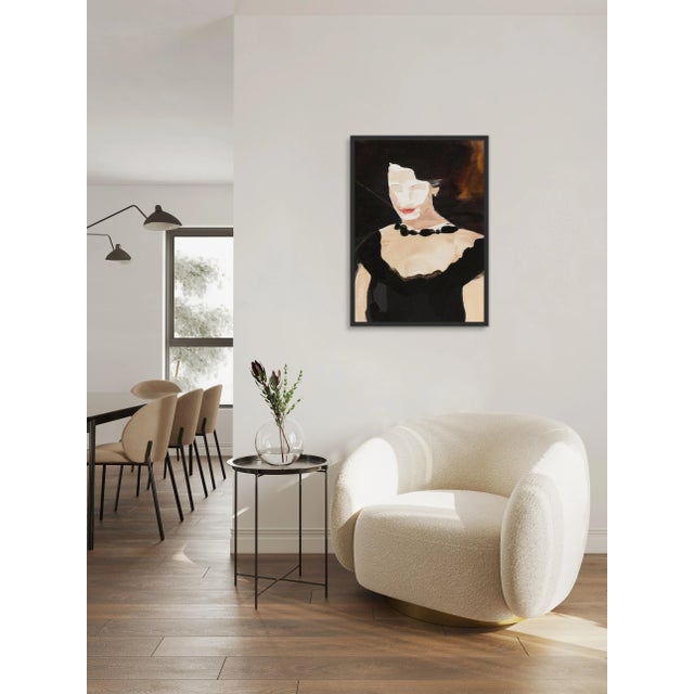 Contemporary I am so bored by Lucia Jones in Black Frame, Medium Art Print For Sale - Image 3 of 3