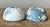 Boho Artisan Pigmented Plaster Scagliola Low Dome Candlestick Holders - Set of 2 For Sale - Image 11 of 12