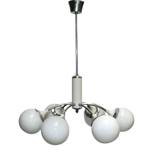 Vintage Italian Murano Glass Pendant by Targetti