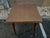 Mid Century Walnut Square Extendable Formica Top Dining Table With 2 Leaves For Sale - Image 9 of 12