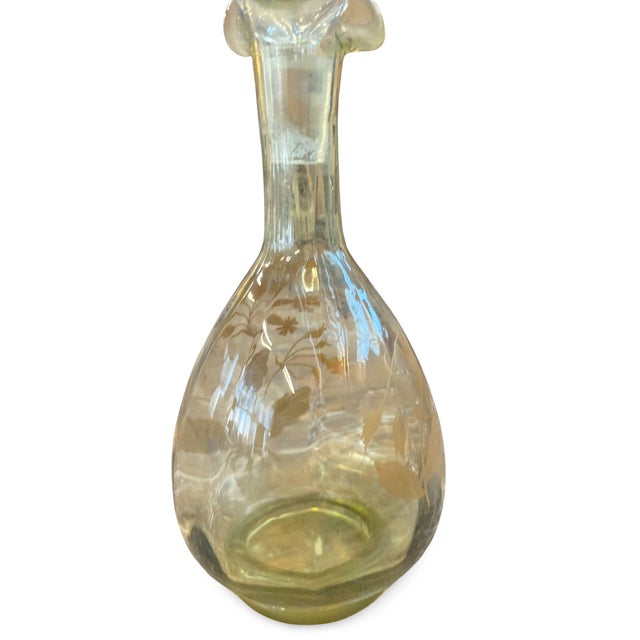 Decanter in Gilded Crystal from Baccarat, 1900s For Sale - Image 6 of 13