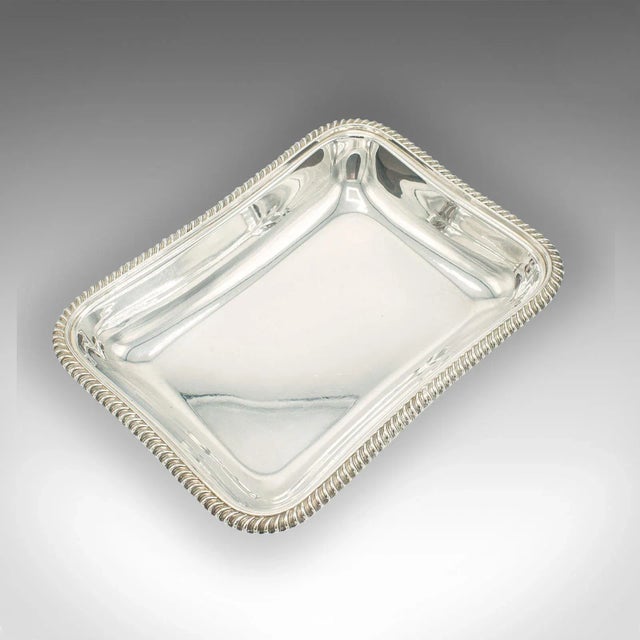 1900s Antique Victorian English Silver Plate Bonbon Dish For Sale - Image 6 of 8