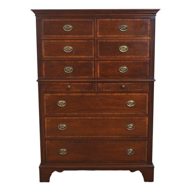 Lexington Palmer Home Cherry Tall Chest For Sale