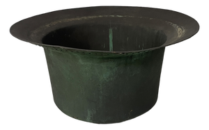 Vintage Italian Round Pot in Copper, 1930s