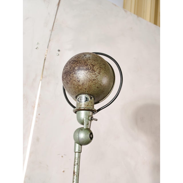 French Rustic Workshop Lamp on Brake Disc from Jieldé, 1950s For Sale - Image 10 of 18