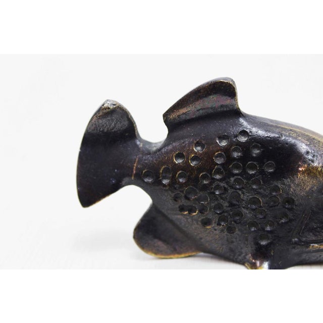Castex Fish Figurine in Bronze, 1960s For Sale - Image 4 of 11