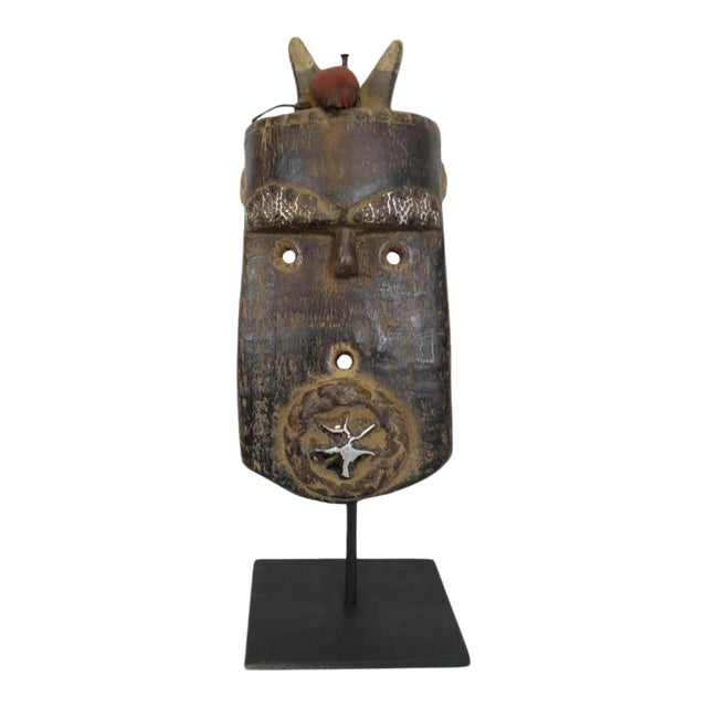 Mid 20th Century Toma Passport Mask on Stand For Sale