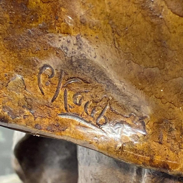 Early 20th Century Indian Bronze Sculpture after Carl Kauba For Sale - Image 5 of 7