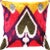 2020s Contemporary Silk Velvet Ikat Pillow For Sale - Image 5 of 5