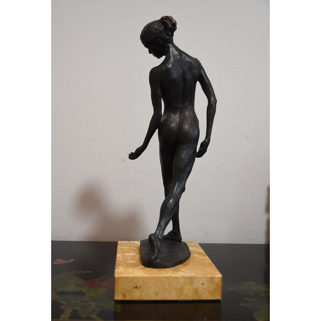 Vintage Modern Dancer or Ballerina Sculpture by Spanish Artist Josep Bofill For Sale - Image 10 of 18
