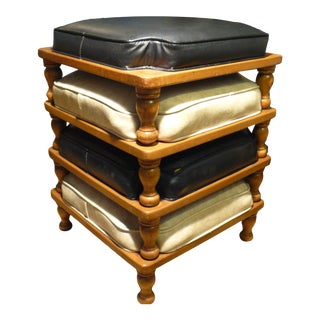 Ethan Allen for Baumritter Footstools - Set of 4 For Sale