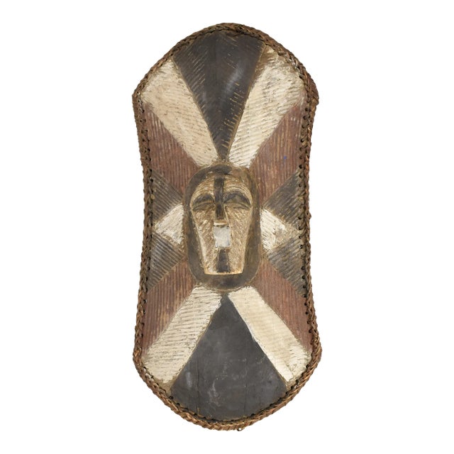 African Antique Wood Shield For Sale