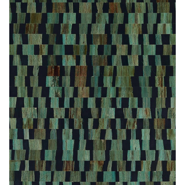 Contemporary The House of Scalamandre Capriccio Wallcovering, Pond For Sale - Image 3 of 3