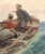 Late 19th Century Charles Murray Padday Pilot Boat Crew Oil, 1898 For Sale - Image 5 of 9