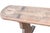 Long French Wabi-Sabi Pine Bench with Sculptural Trestle Supports, 1900 For Sale - Image 10 of 12