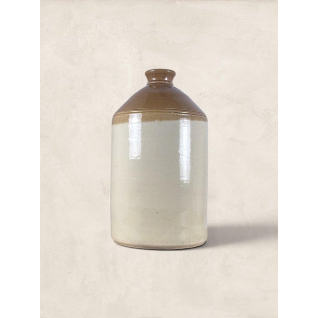 Antique English Stoneware Keighley Spirit Flagon For Sale - Image 4 of 6