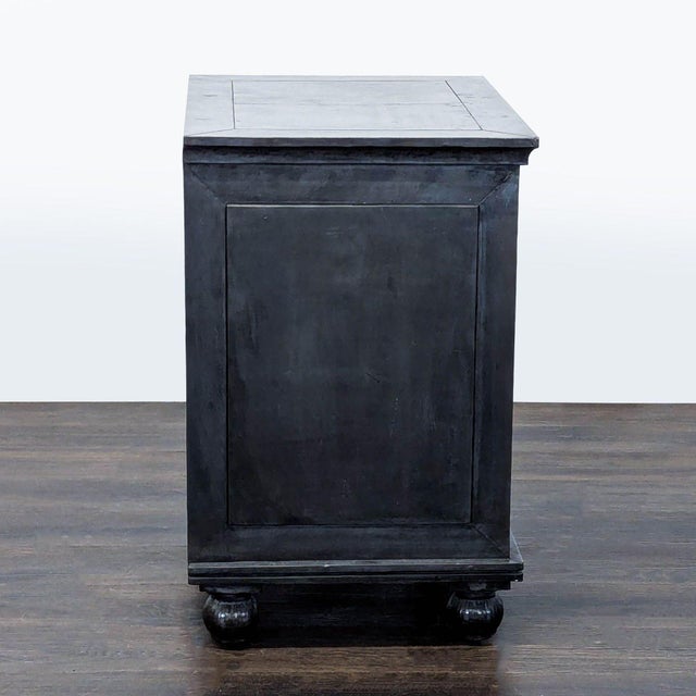2010s Restoration Hardware Zinc Three Drawer Nightstand For Sale - Image 5 of 11
