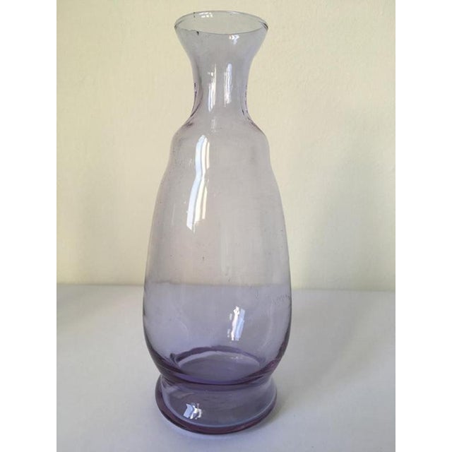 1960s Postmodern Purple Murano Glass Bottle, Italy, 1960s For Sale - Image 5 of 18