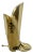 Brass Boot Umbrella Stand, 1950s, Made in England For Sale