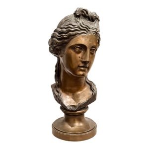 Bronze Bust, Classical Greek Maiden – Grand Tour Style