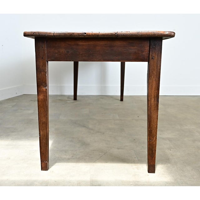 French 19th Century Pine Farm Table For Sale - Image 12 of 13