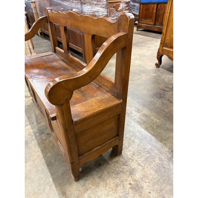 19th Century church bench