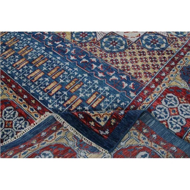 Traditional Handwoven Mamlouk Style Area Rug 10’3″ X 13’10” For Sale - Image 3 of 10