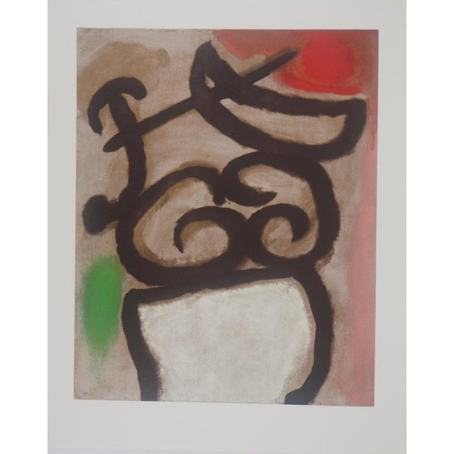 Joan Miró (1893-1983) Female Model Color lithograph after a painting by the artist Signed in the plate On wove paper, 45 x...