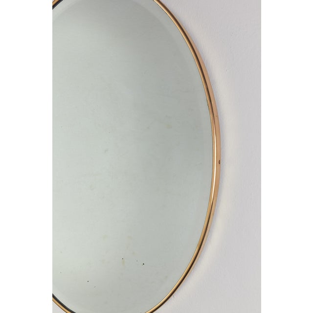 Mirror with Brass Edge, 1950s For Sale - Image 5 of 8