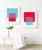 "The Interaction of Turquoise and Red" by Liz Roache (Turquoise, Red) This Modern, Mid Century, Contemporary, Fine Art...