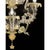 Early 21st Century Venetian Ca Rezzonico Murano Glass Wall Sconce with Gold Leaf and Flowers by Simoeng for Simoeng For Sale - Image 5 of 7