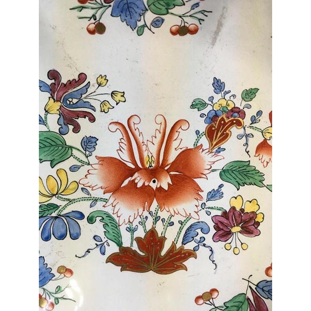 Mid-18th Century Porcelain Hand Painted Tulip Decor Bowl by Richard Ginori, 1750 For Sale - Image 12 of 18