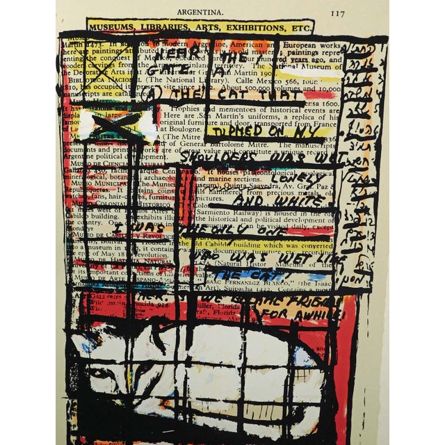 1990s Peter Malkin "With Love and Peace" Hand Signed Lithograph With Custom Frame For Sale In Denver - Image 6 of 7