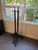 Vintage, Neoclassical Ebonized & Gilt Tripod Floor Lamps Pair For Sale - Image 11 of 12