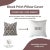 Not Yet Made - Made To Order Fabdivine Floral Home Decor Cushion Cover 14x20 Inch- Uday For Sale - Image 5 of 5